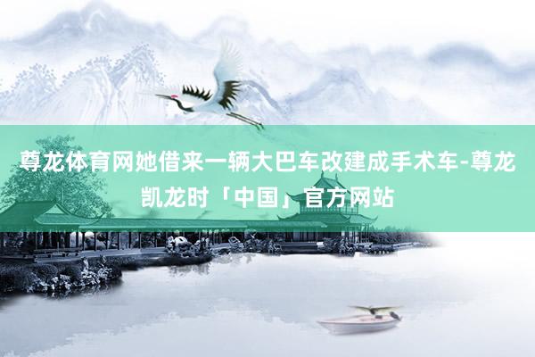 尊龙体育网她借来一辆大巴车改建成手术车-尊龙凯龙时「中国」官方网站